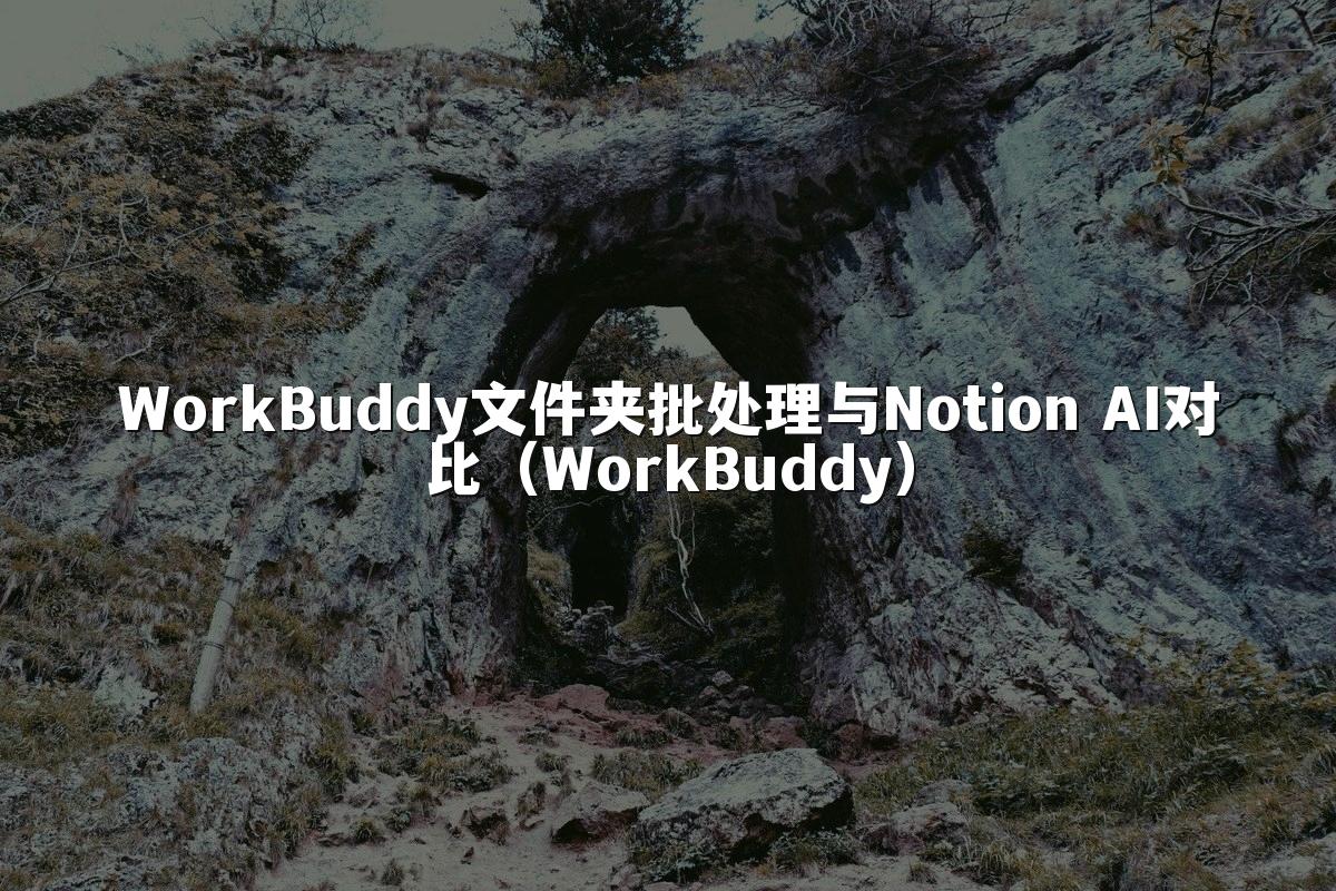 WorkBuddy文件夹批处理与Notion AI对比(WorkBuddy)