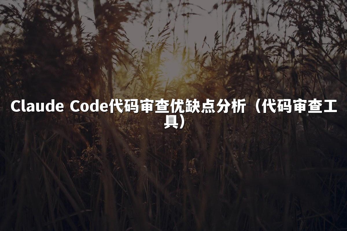 Claude Code代码审查优缺点分析(代码审查工具)