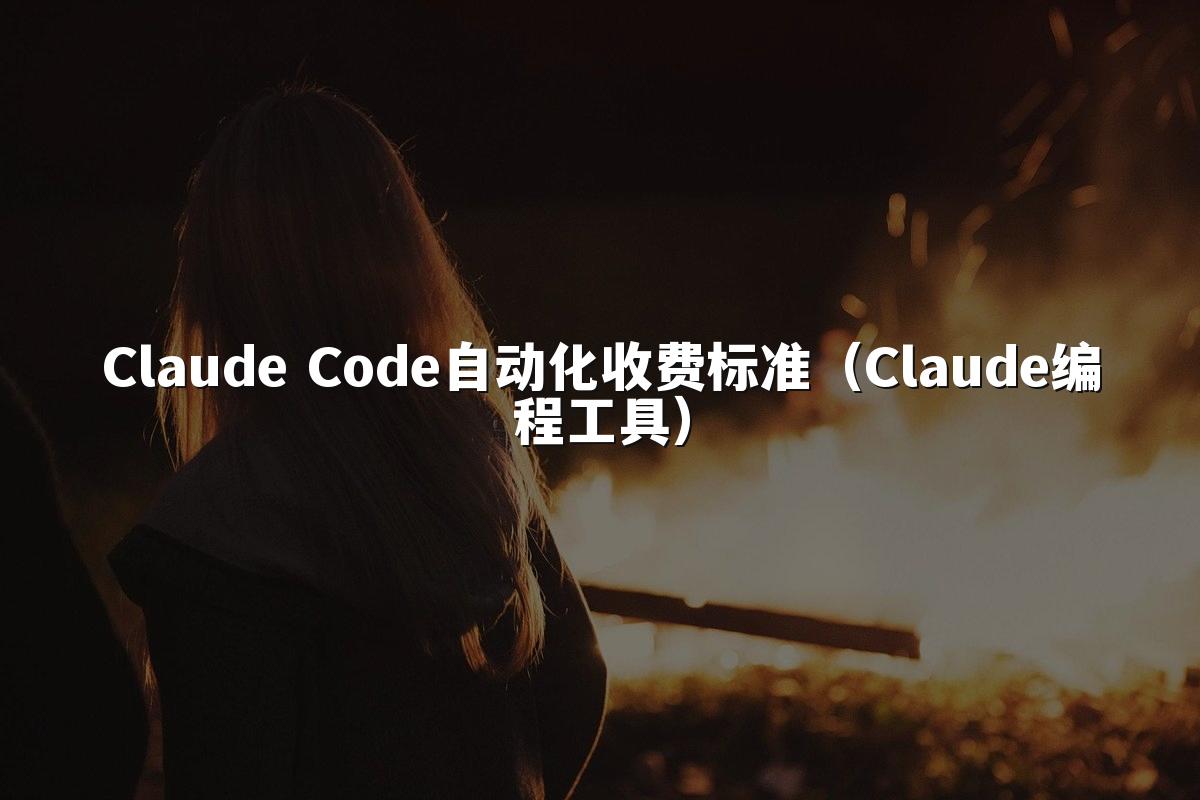 Claude Code自动化收费标准（Claude编程工具）
