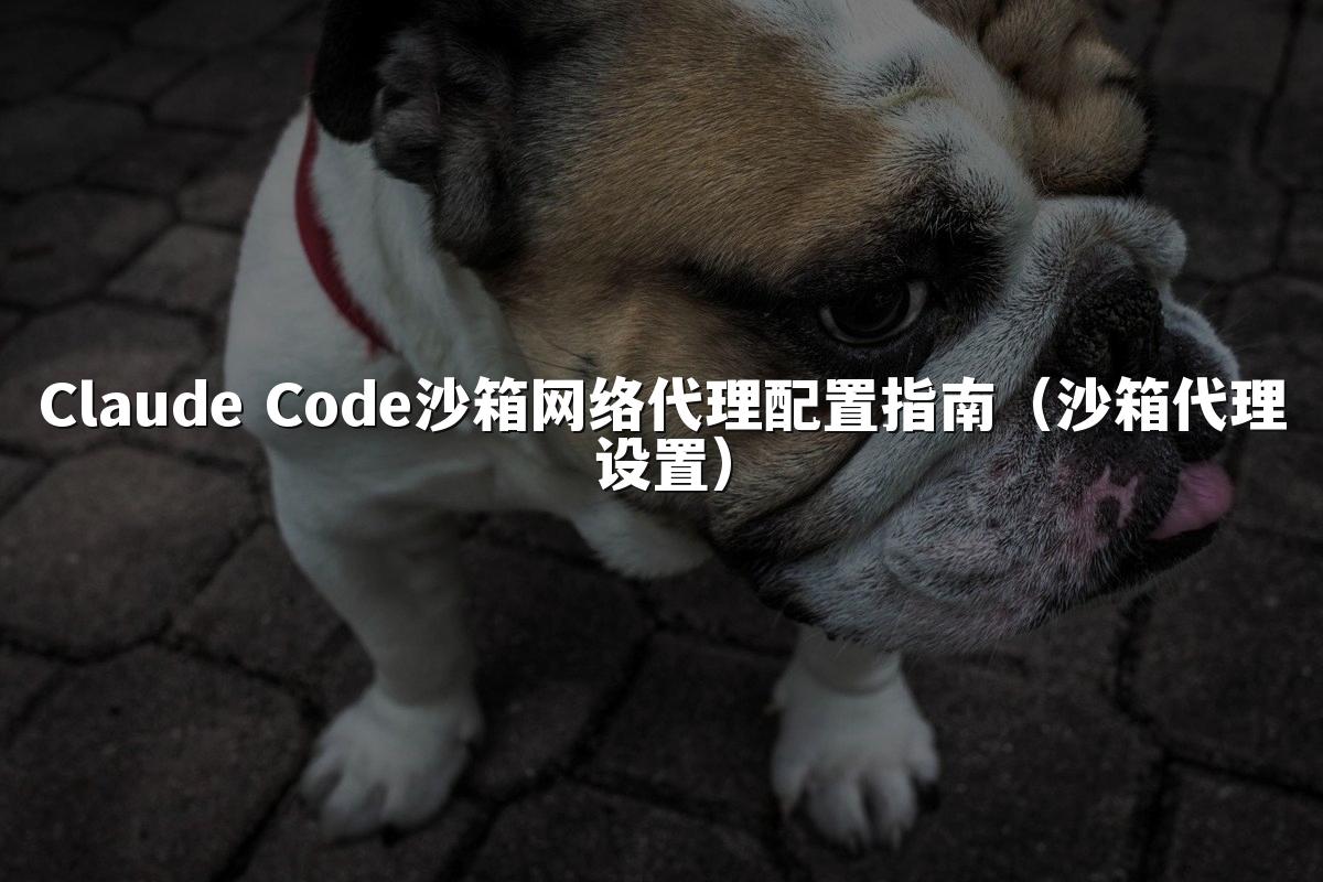 Claude Code沙箱网络代理配置指南（沙箱代理设置）