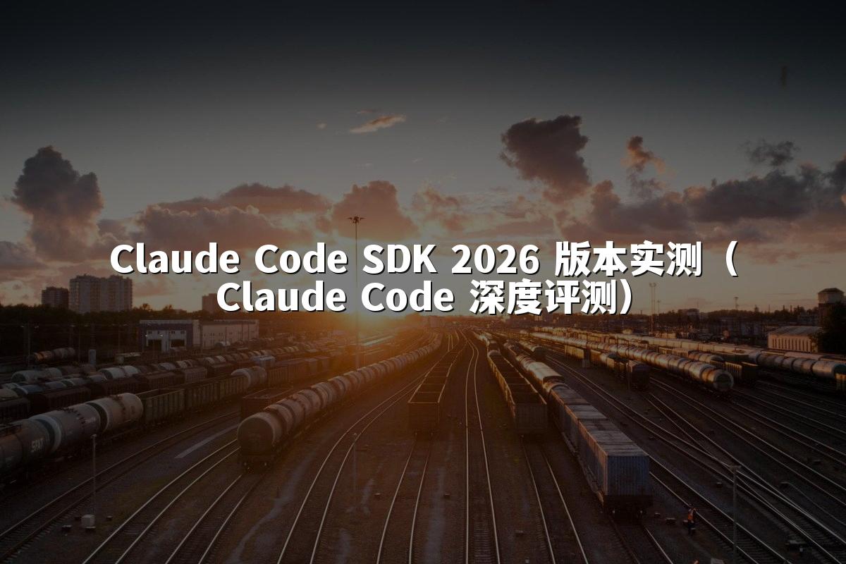 Claude Code SDK 2026 版本实测(Claude Code 深度评测)