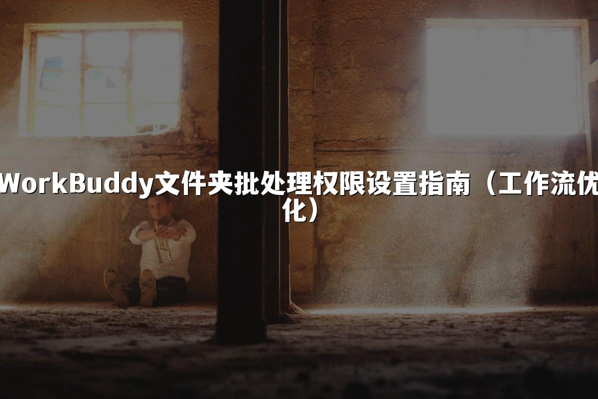 WorkBuddy文件夹批处理权限设置指南（工作流优化）