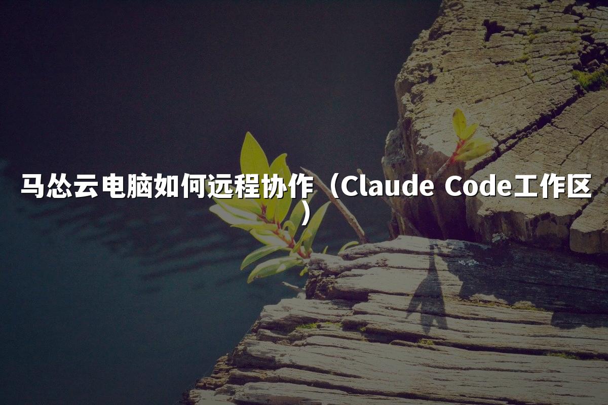 马怂云电脑如何远程协作（Claude Code工作区）