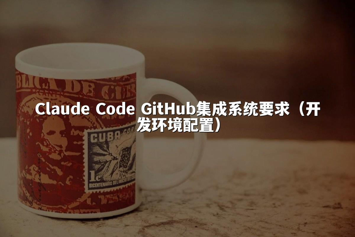 Claude Code GitHub集成系统要求（开发环境配置）