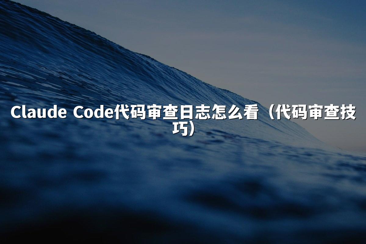 Claude Code代码审查日志怎么看（代码审查技巧）