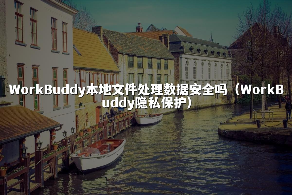 WorkBuddy本地文件处理数据安全吗(WorkBuddy隐私保护)