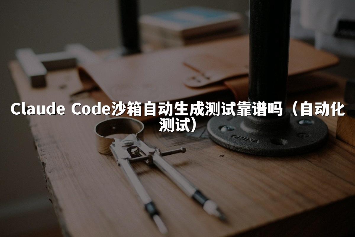 Claude Code沙箱自动生成测试靠谱吗（自动化测试）