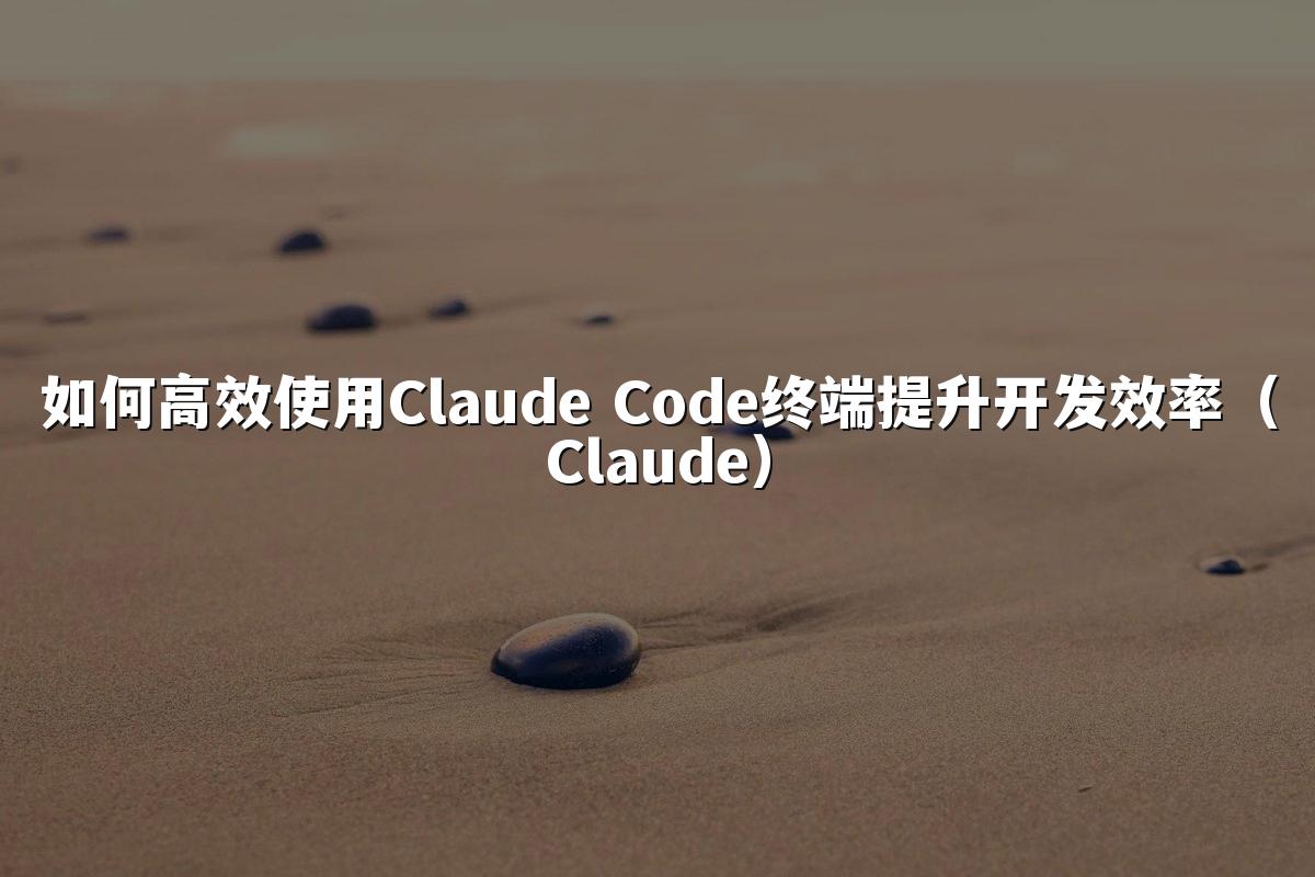 如何高效使用Claude Code终端提升开发效率（Claude）