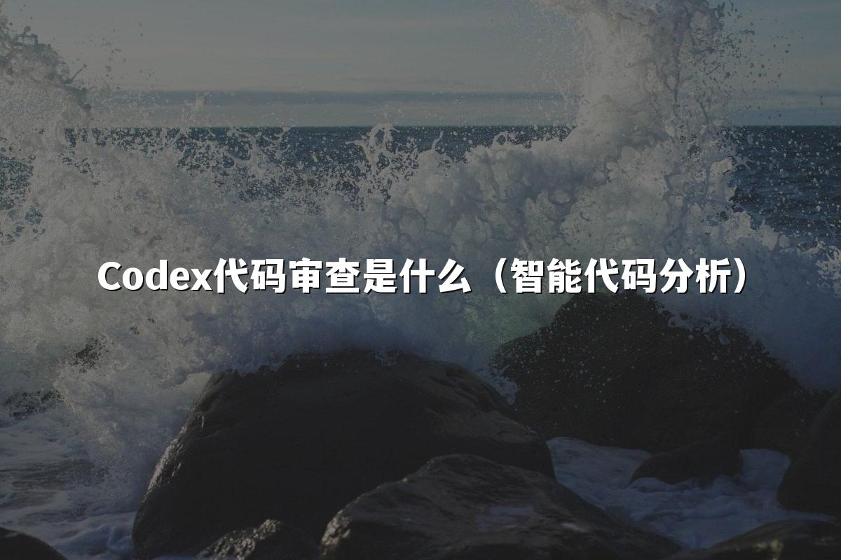 Codex代码审查是什么(智能代码分析)