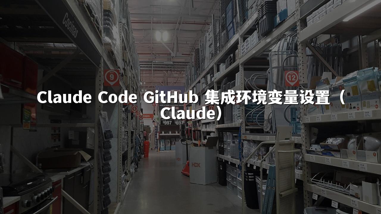 Claude Code GitHub 集成环境变量设置(Claude)