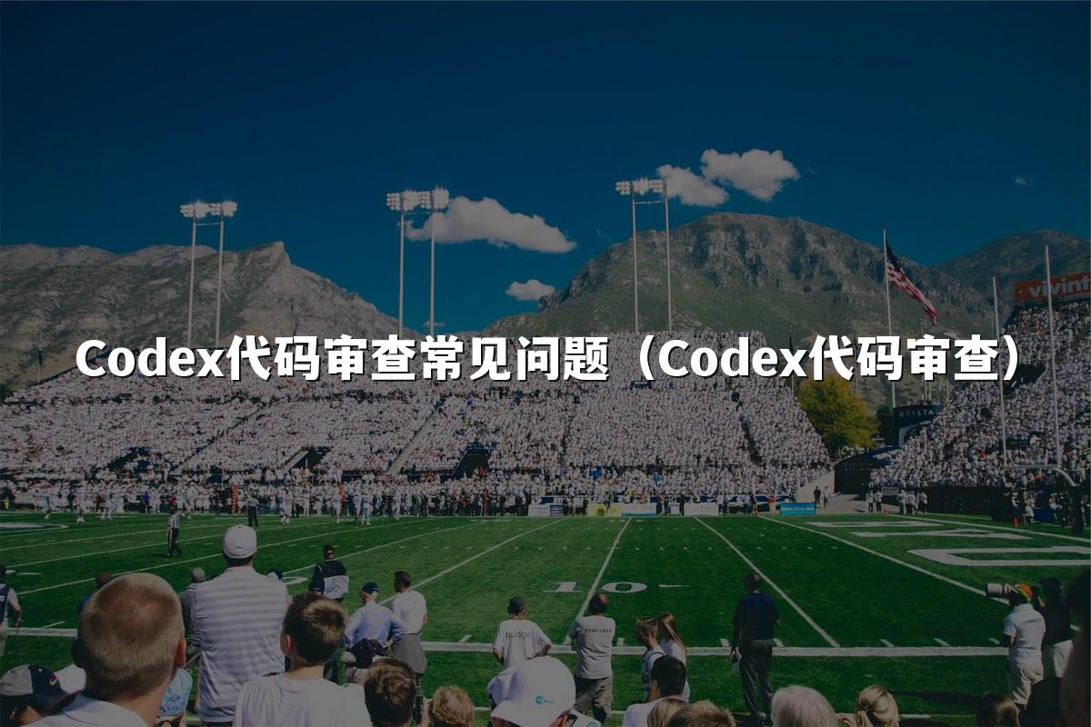 Codex代码审查常见问题（Codex代码审查）