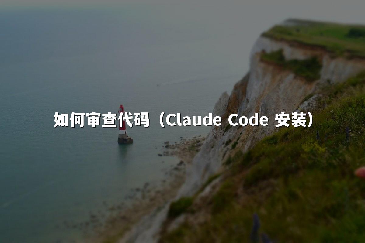 如何审查代码（Claude Code 安装）