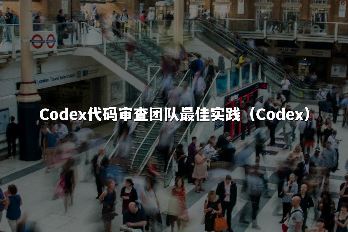 Codex代码审查团队最佳实践（Codex）