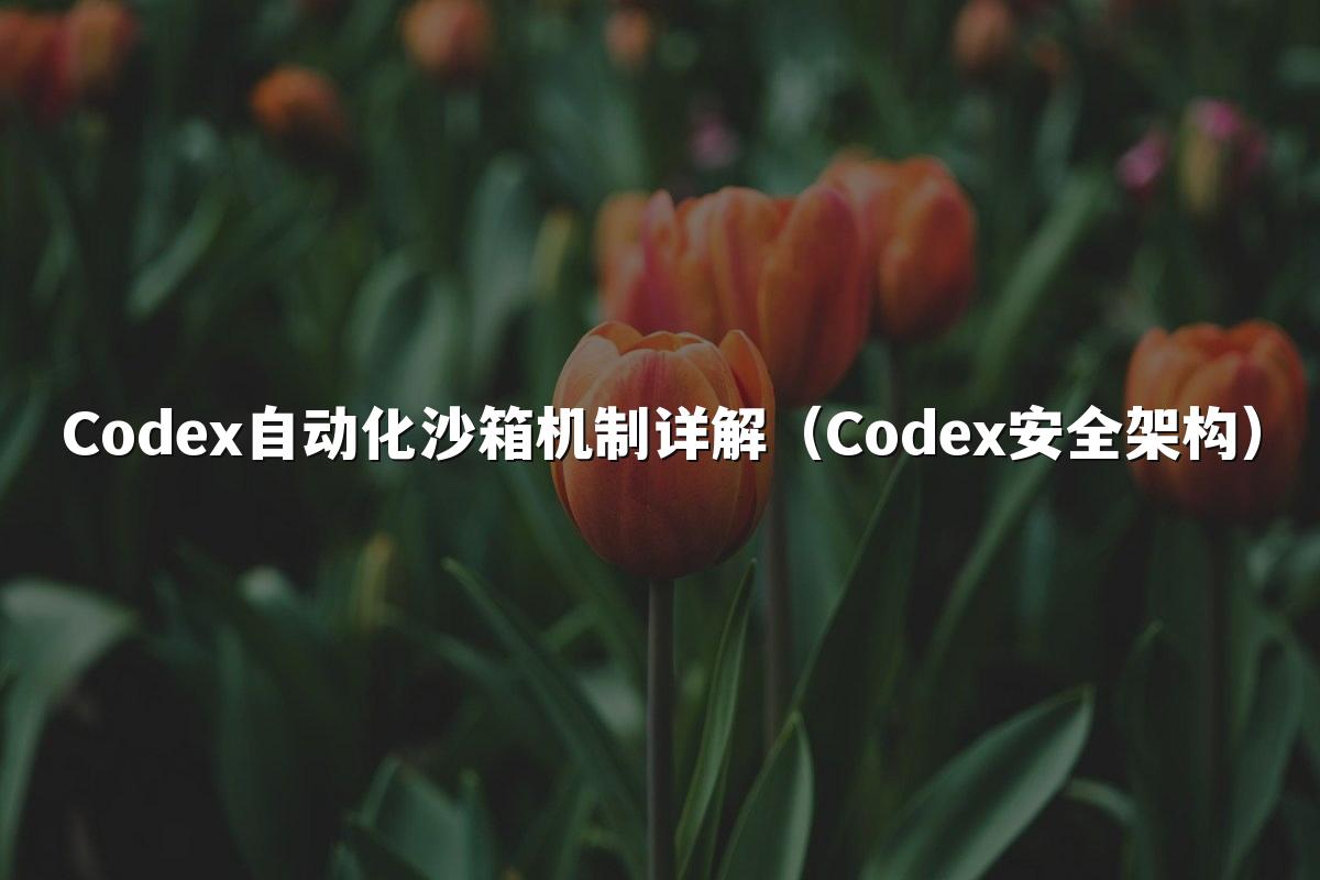 Codex自动化沙箱机制详解(Codex安全架构)