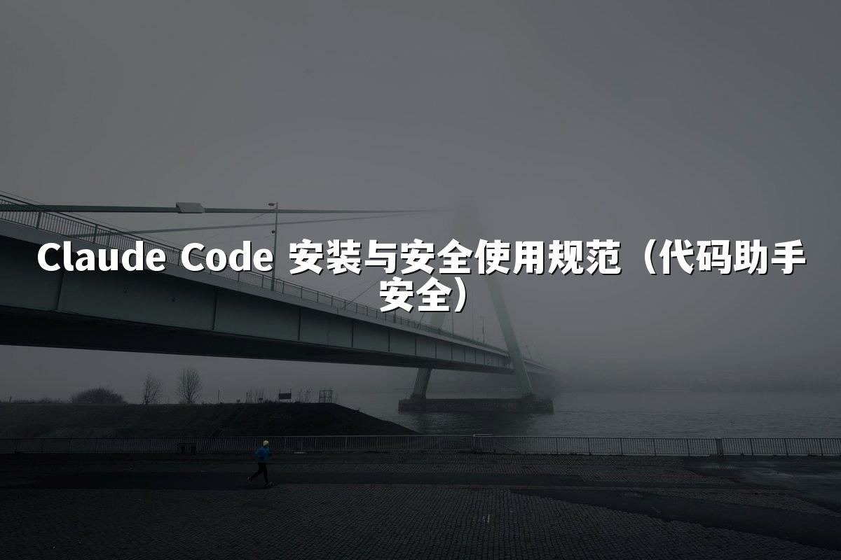 Claude Code 安装与安全使用规范（代码助手安全）