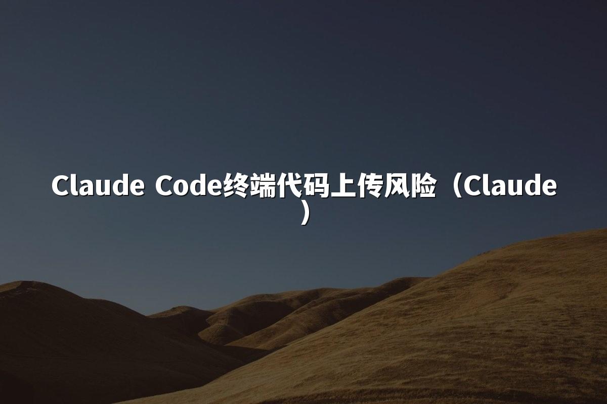 Claude Code终端代码上传风险(Claude)