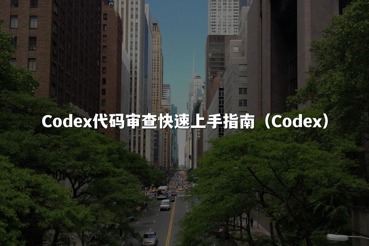 Codex代码审查快速上手指南(Codex)