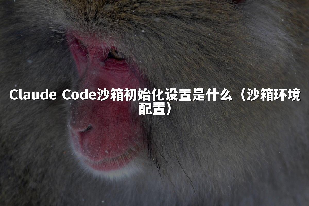 Claude Code沙箱初始化设置是什么(沙箱环境配置)