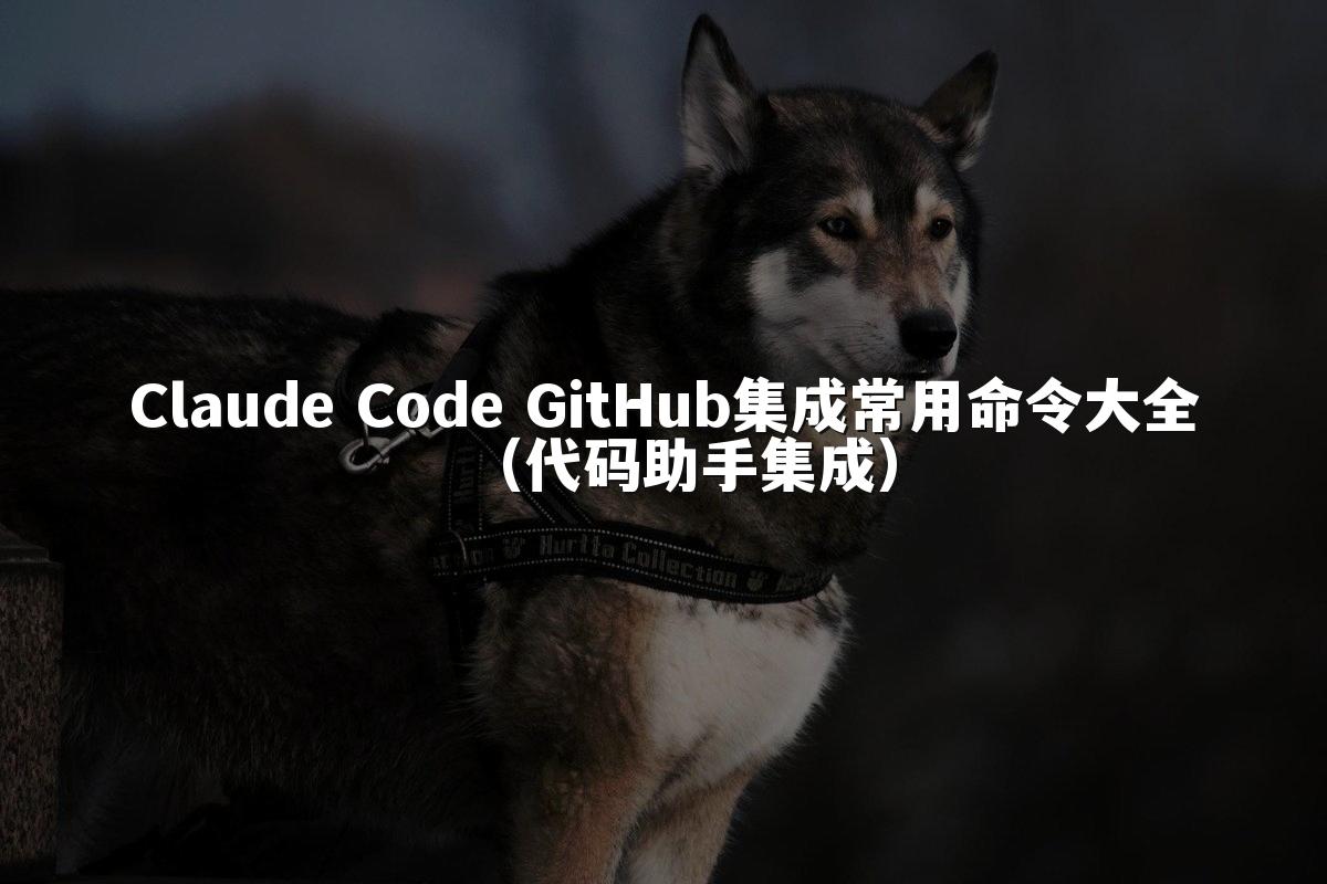 Claude Code GitHub集成常用命令大全（代码助手集成）