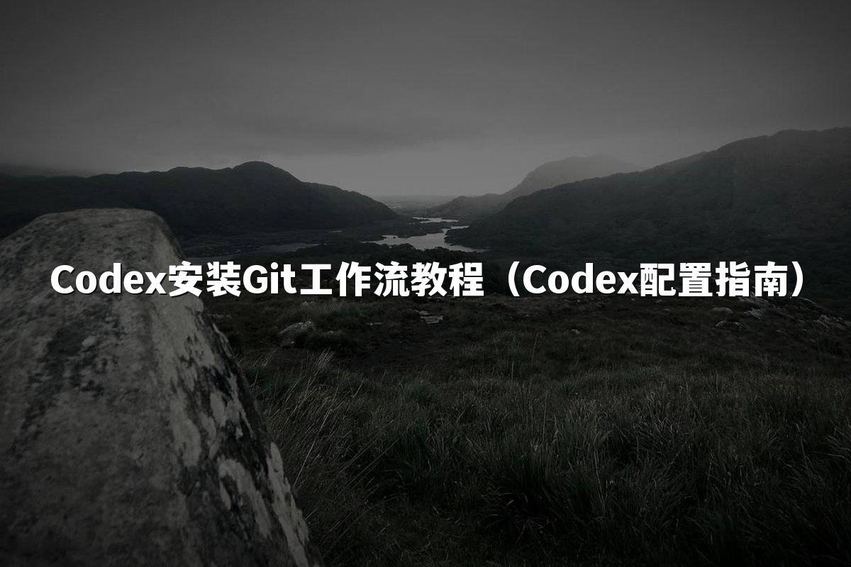 Codex安装Git工作流教程（Codex配置指南）
