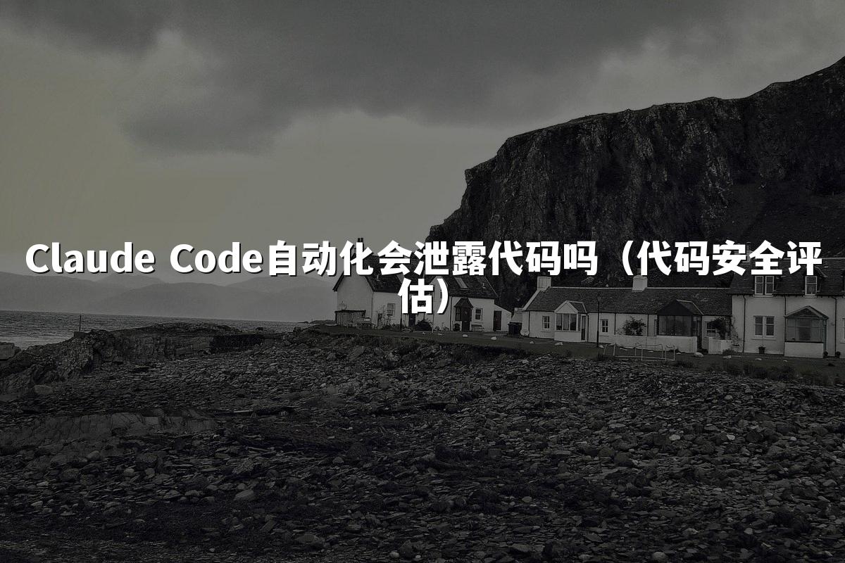 Claude Code自动化会泄露代码吗(代码安全评估)