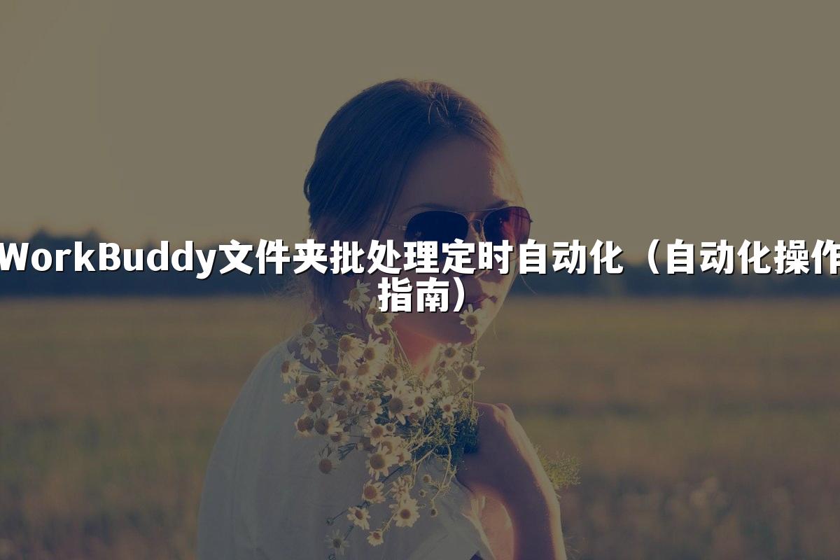 WorkBuddy文件夹批处理定时自动化(自动化操作指南)