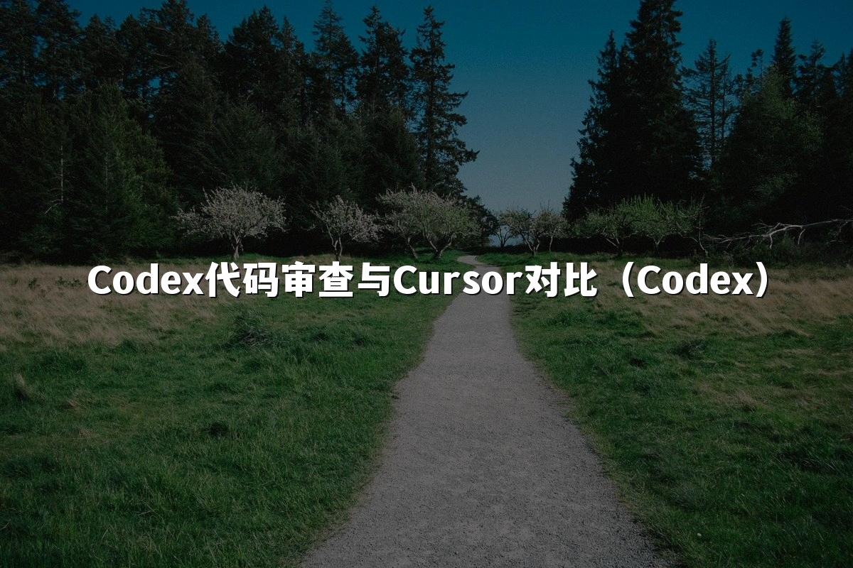 Codex代码审查与Cursor对比(Codex)