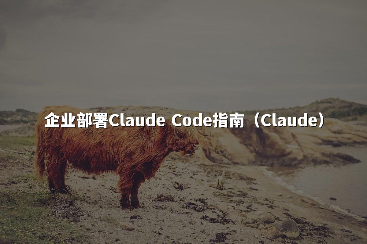 企业部署Claude Code指南（Claude）