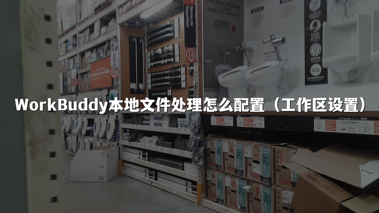 WorkBuddy本地文件处理怎么配置(工作区设置)