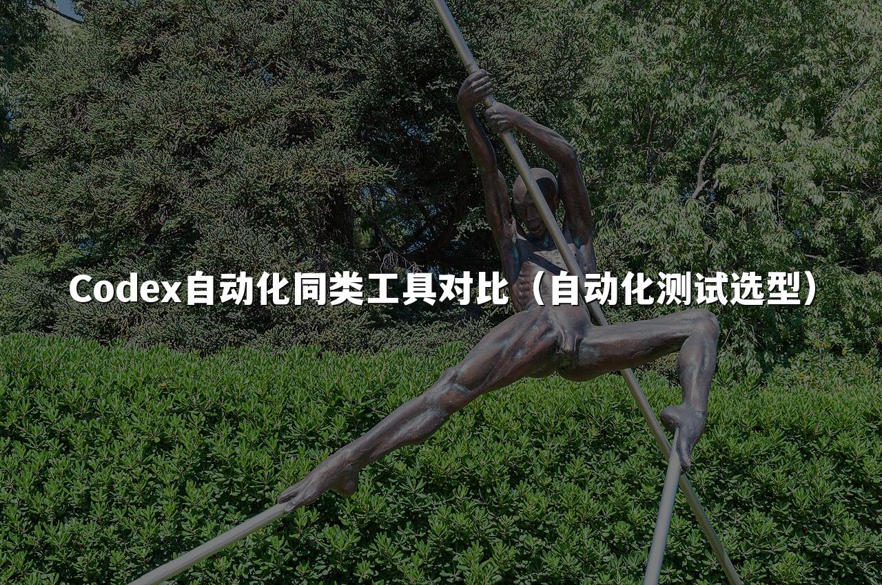 Codex自动化同类工具对比（自动化测试选型）