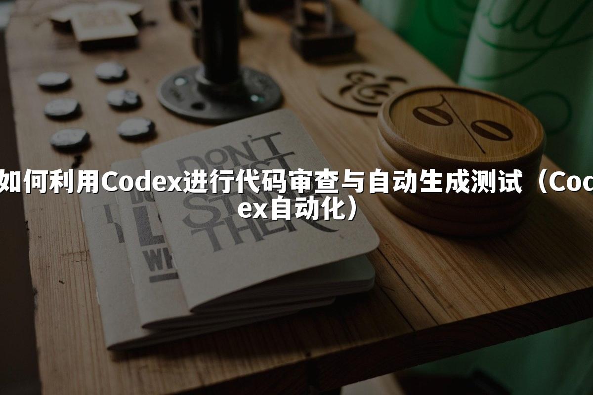 如何利用Codex进行代码审查与自动生成测试(Codex自动化)