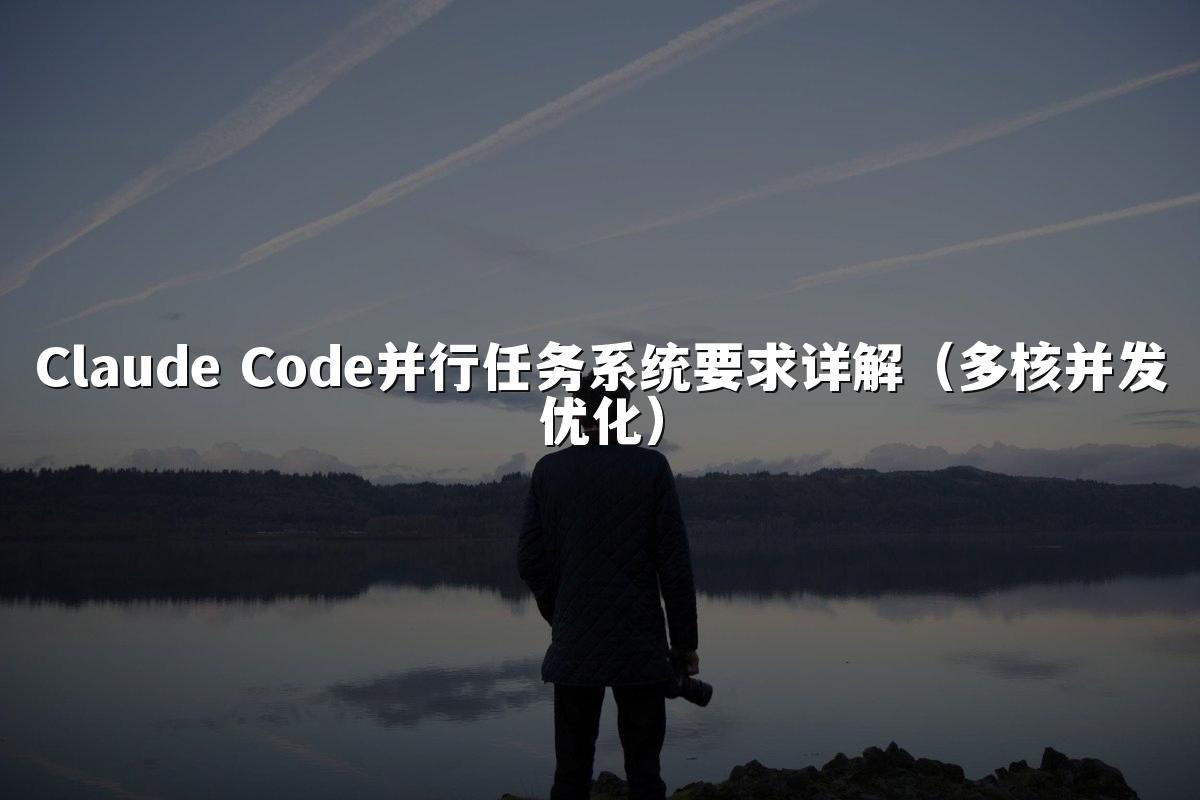 Claude Code并行任务系统要求详解（多核并发优化）
