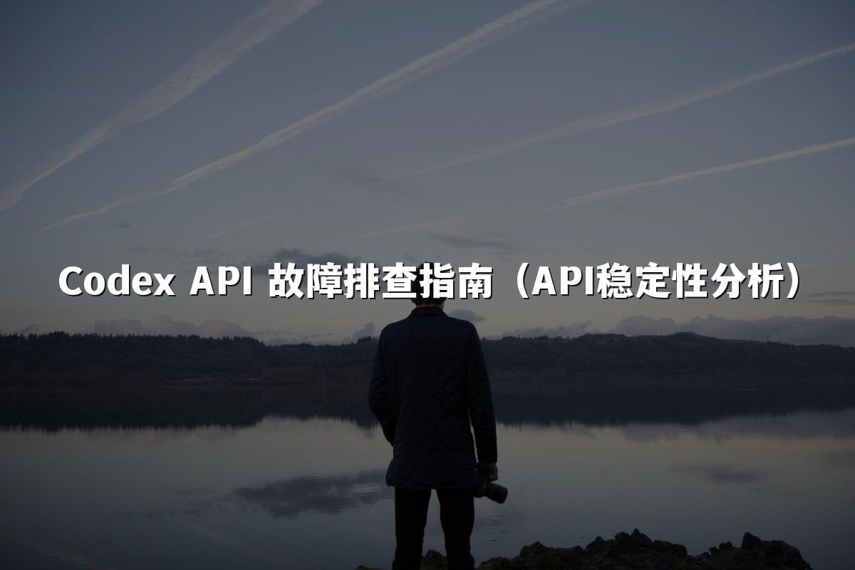 Codex API 故障排查指南(API稳定性分析)