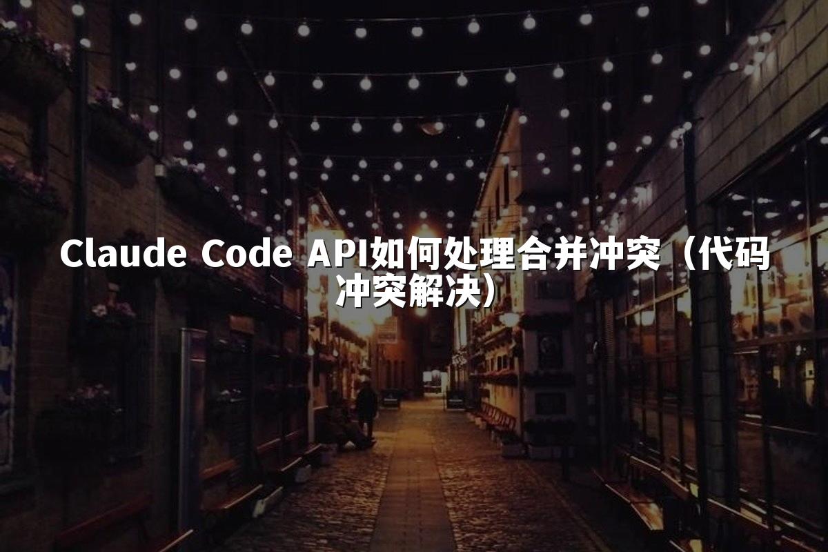 Claude Code API如何处理合并冲突（代码冲突解决）