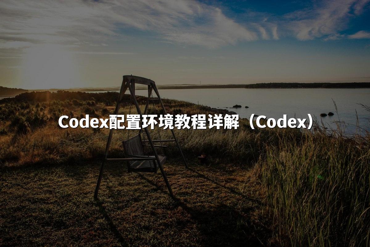Codex配置环境教程详解（Codex）