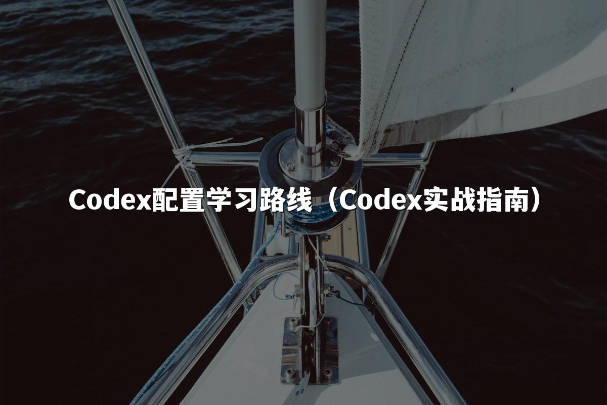 Codex配置学习路线（Codex实战指南）