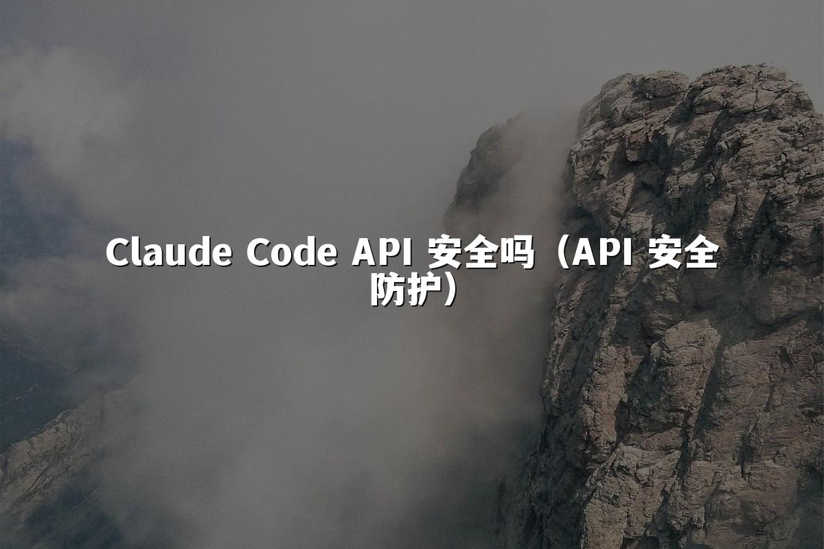 Claude Code API 安全吗（API 安全防护）