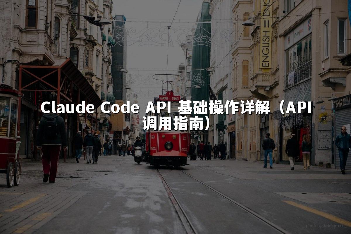 Claude Code API 基础操作详解(API调用指南)