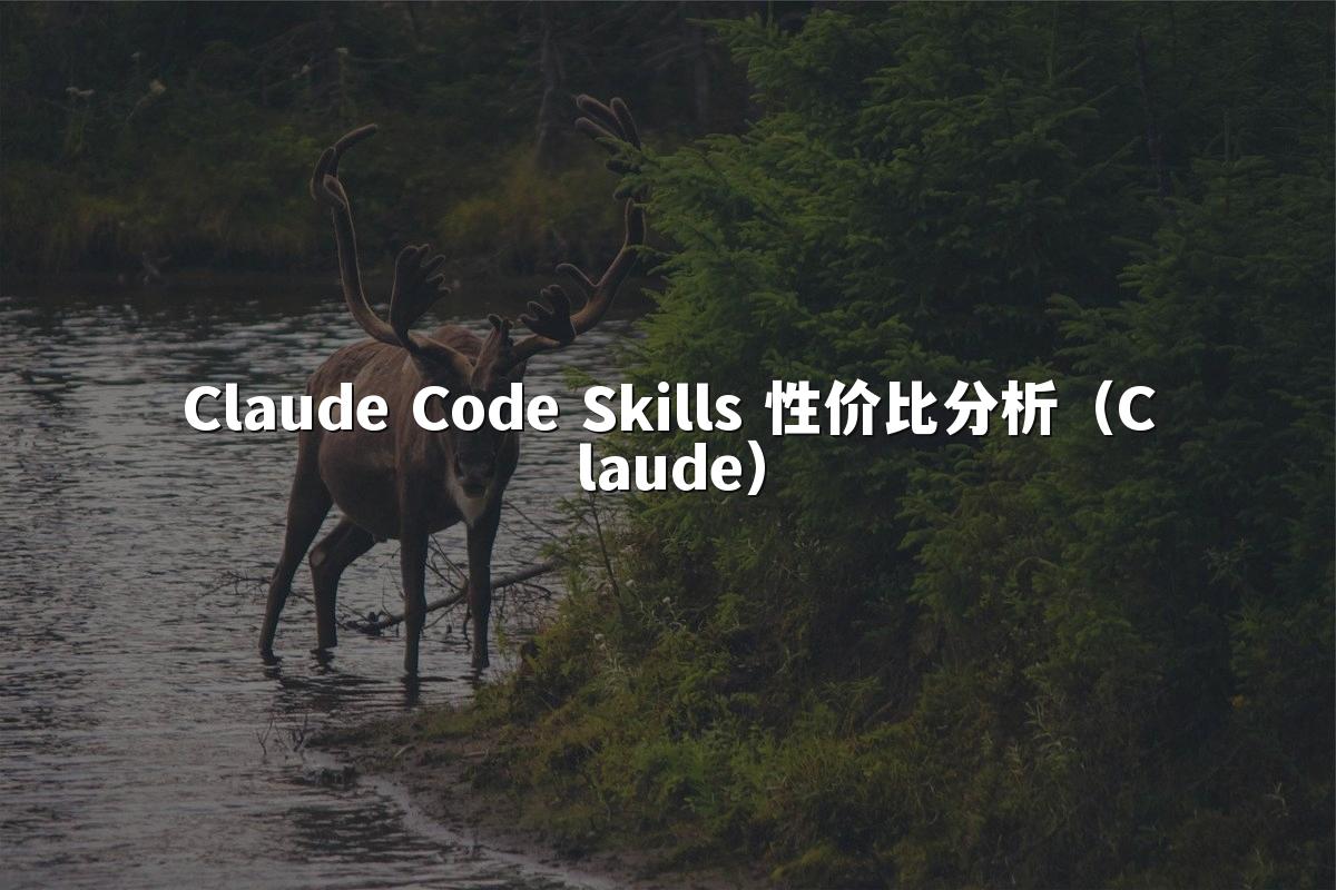 Claude Code Skills 性价比分析(Claude)