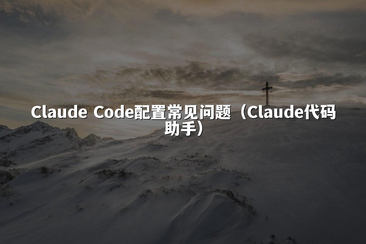 Claude Code配置常见问题（Claude代码助手）