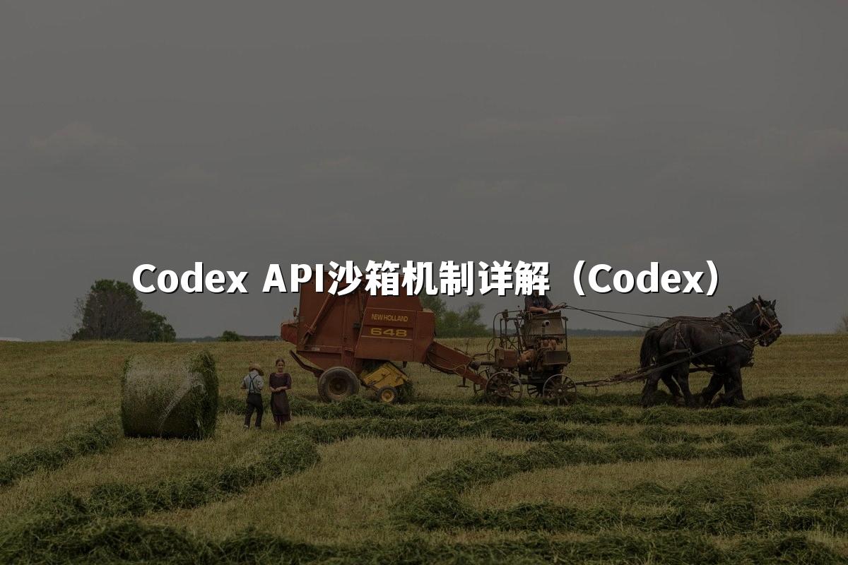 Codex API沙箱机制详解（Codex）