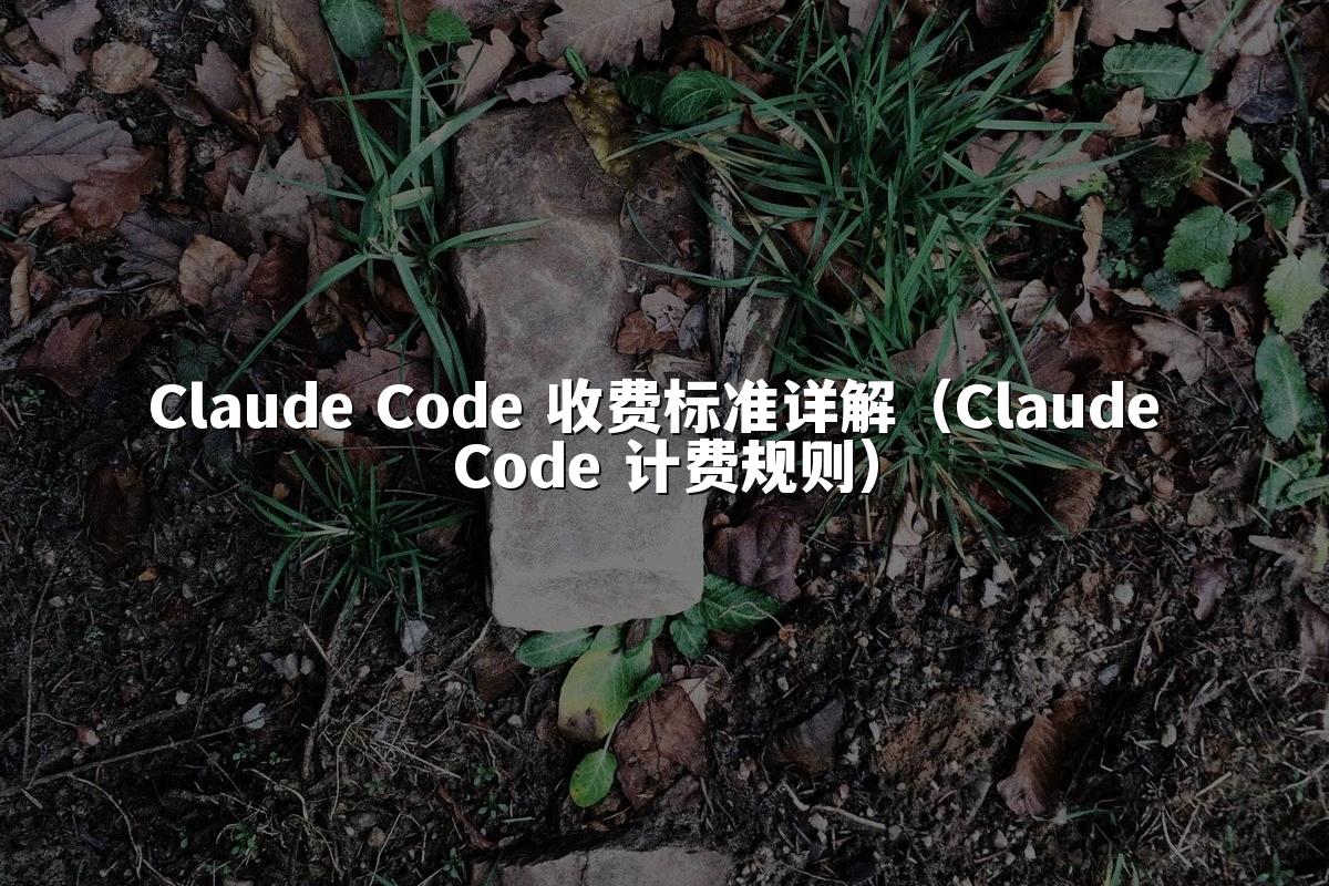 Claude Code 收费标准详解(Claude Code 计费规则)