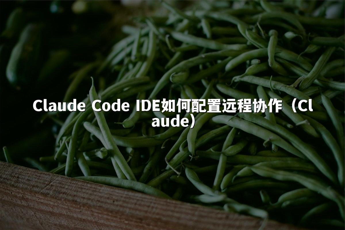 Claude Code IDE如何配置远程协作(Claude)