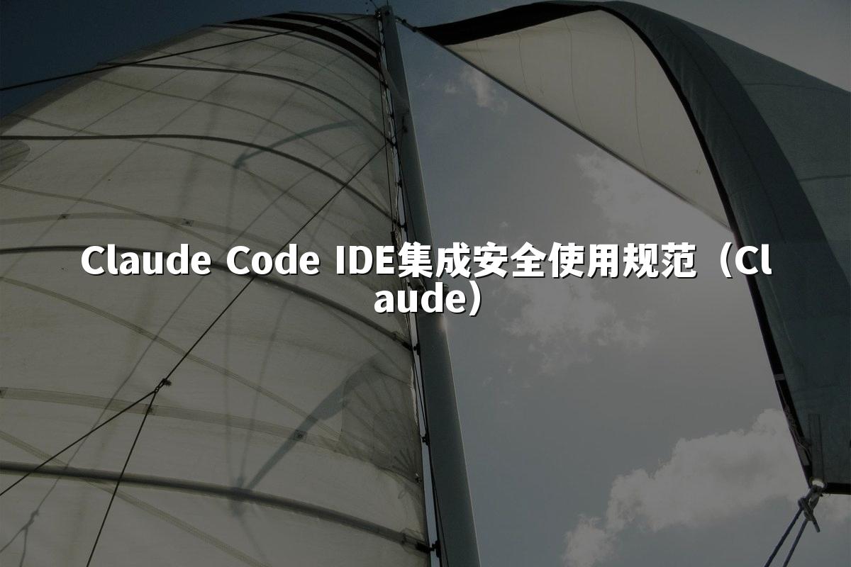 Claude Code IDE集成安全使用规范(Claude)
