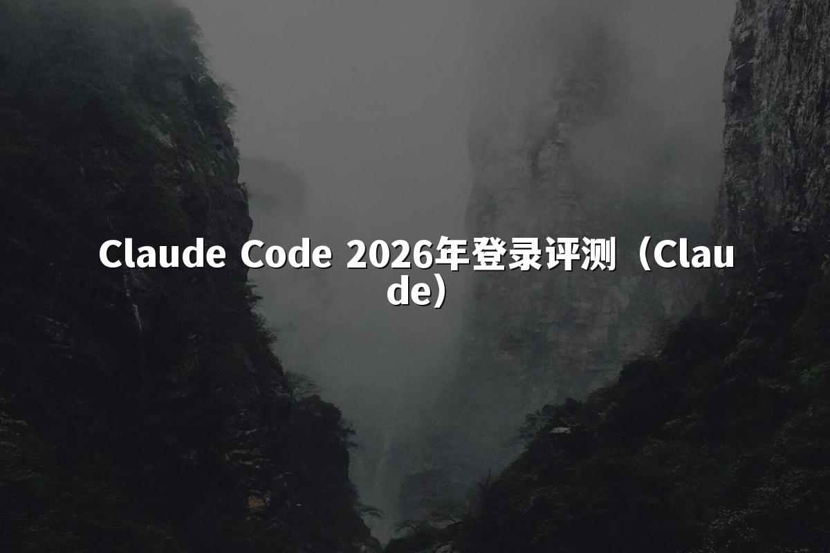 Claude Code 2026年登录评测（Claude）