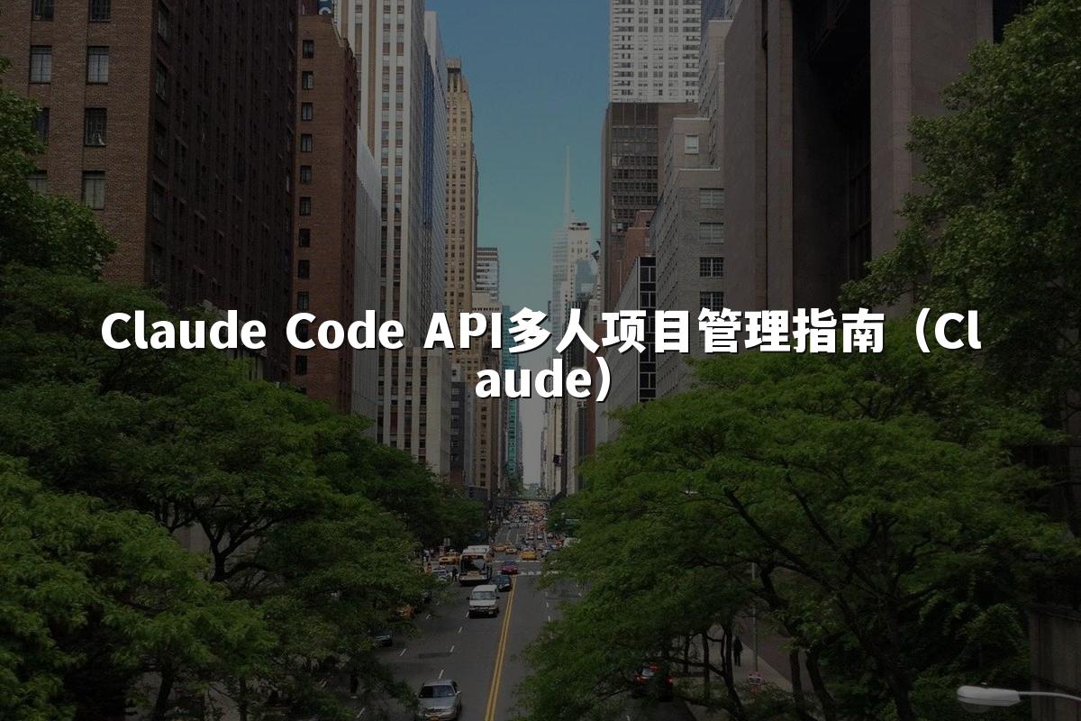 Claude Code API多人项目管理指南（Claude）