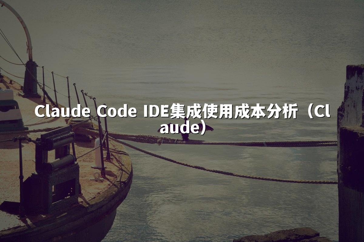 Claude Code IDE集成使用成本分析(Claude)