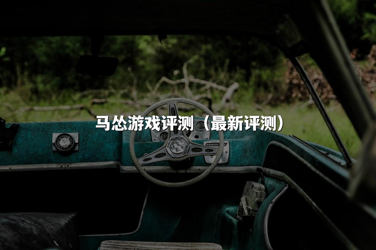 马怂游戏评测(最新评测)
