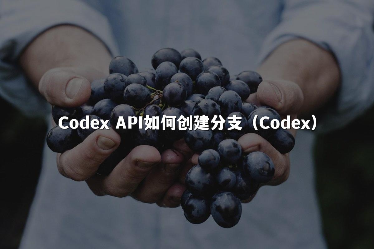 Codex API如何创建分支（Codex）