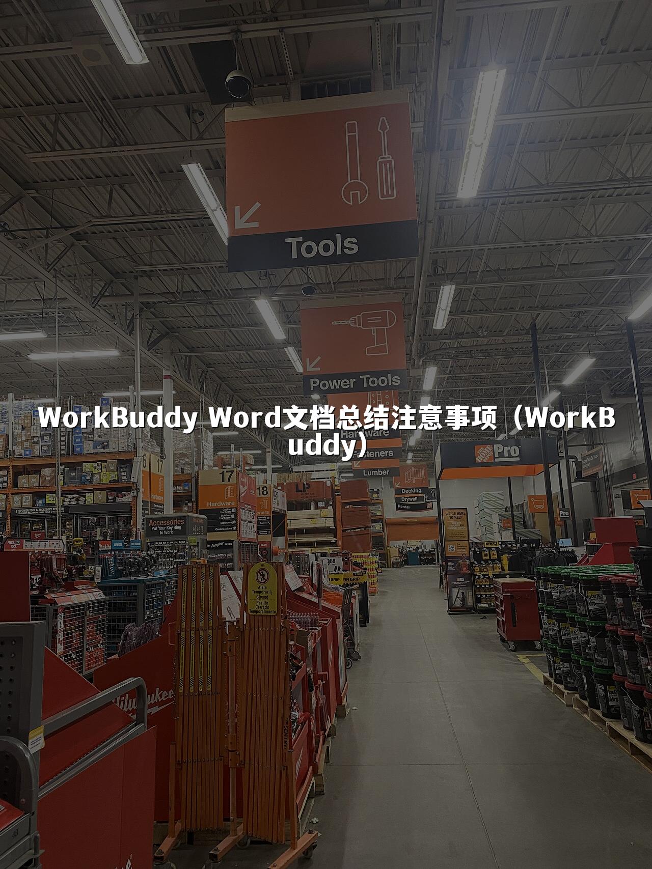 WorkBuddy Word文档总结注意事项(WorkBuddy)